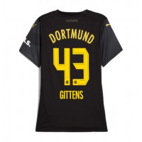 Camiseta Borussia Dortmund Jamie Bynoe-Gittens #43 Visitante Equipación para mujer 2024-25 manga corta